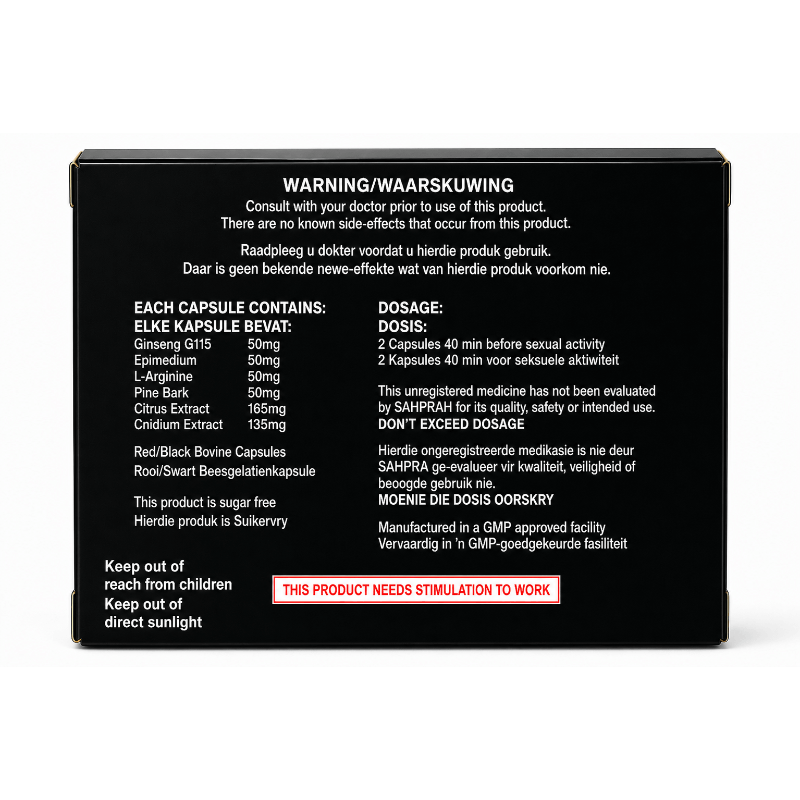 Kalahari Horing Erection Booster - 4 Pack