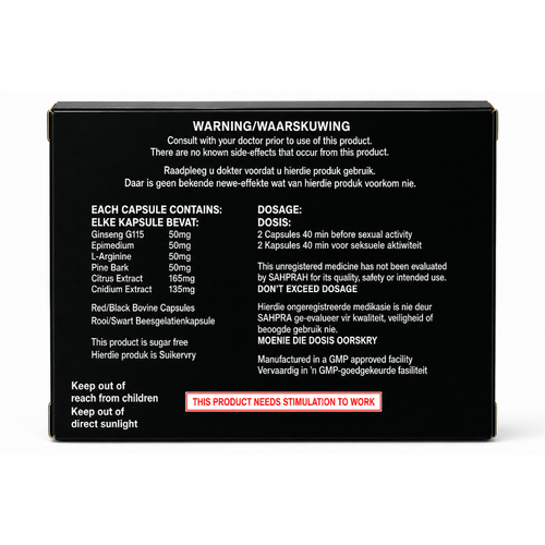 Kalahari Horing Vitality Supplement - 4 Pack