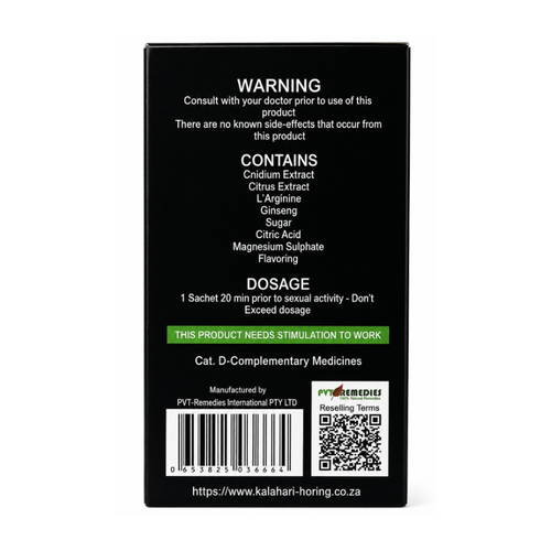 Kalahari Horing Oral Liquid Apple Sour